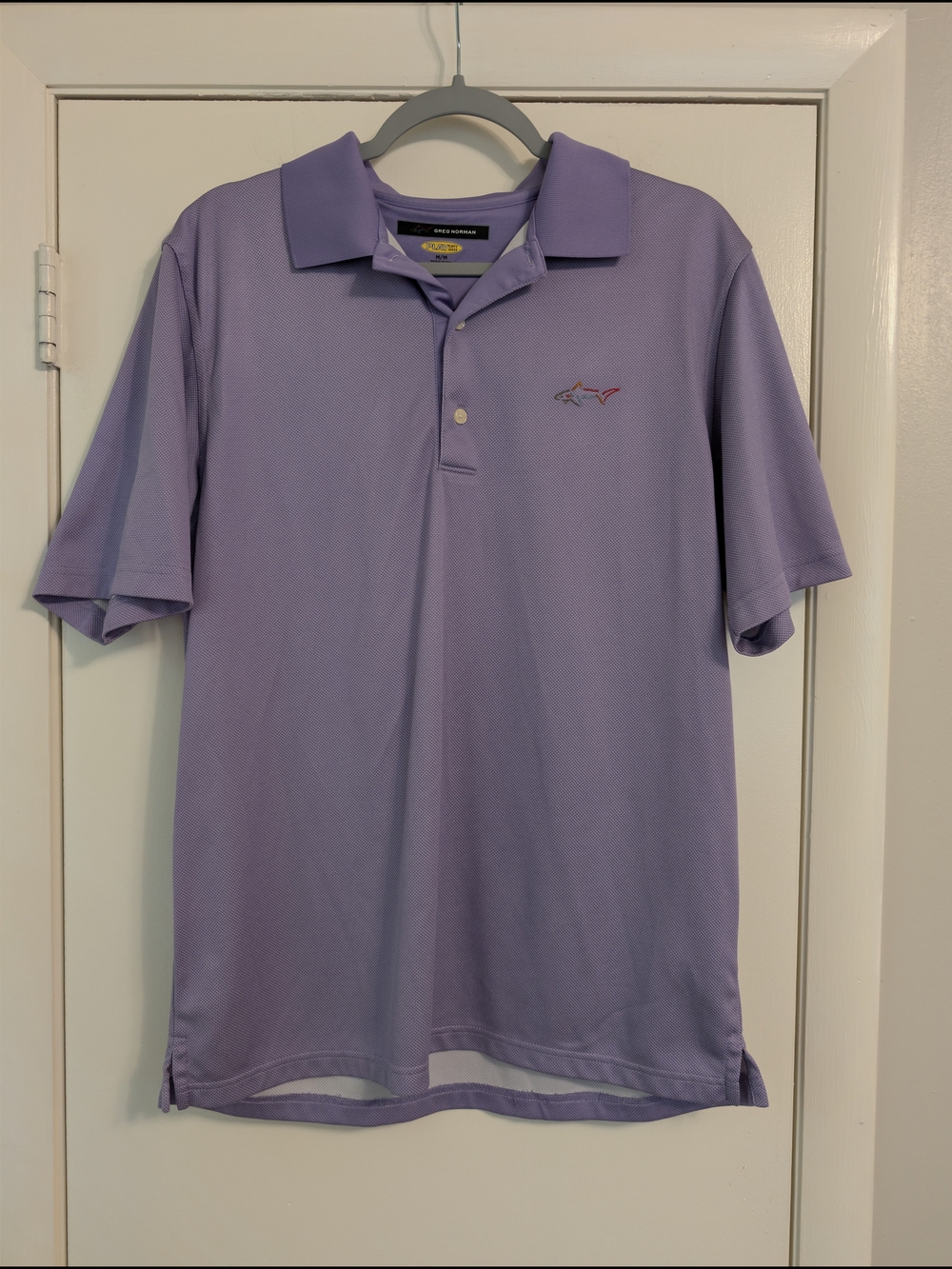 Greg Norman Purple Golf Polo - Men's Medium